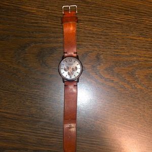 Armitron watch with custom Horween leather strap